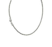 Collierkettchen ZEEME "Silber 925 poliert Königskette 2,2mm breit", weiß, Halsketten, Damen, 60cm, Silber 925 (Sterlingsilber), L: 60 B: 2,2mm, glänzend, B:2,2mm (92222825-0) weiß
