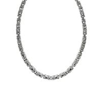 Collierkettchen ZEEME "Silber 925 poliert Königskette 5mm breit", weiß, Halsketten, Damen, 65cm, Silber 925 (Sterlingsilber), L: 65 B: 5mm, glänzend, B:5mm (19767908-0) weiß