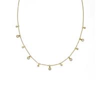 Zeeme Collier »925/- Sterling Silber vergoldet Zirkonia«