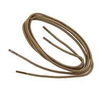 Collonil 1 Paar Schnürsenkel - rund - dünn - Ø 2,0 mm Länge + Rema Metallschlüsselring Ø 2 cm n (60 cm, Beige)