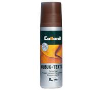 Collonil Nubuk + Textile dunkelbraun 100 ml - Farbpflege für Wildleder, Rauleder, Nubuk & Velours - Dunkelbraune Flüssig-Schuhpflege zur Farbauffrischung - Lederpflege Schuhe - Made in Germany