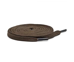 Collonil Schnürsenkel flach dick Flach Durable 75-120 cm (60 cm, Dunkelbraun)