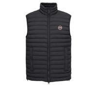 Daunenweste COLMAR, Herren, Gr. 54, schwarz (schwarz, grau), Web, Obermaterial: 100% Polyamid. Futter: 100% Polyamid. Wattierung: 90% Entendaune, 10% Entenfeder, unifarben, regular fit normal, hoch ge