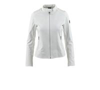 COLMAR Damen Bikerjacke aus Softshell, Weiß, Größe 38, weiß, 36