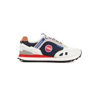 Colmar Unisex Travis Sport DUAL Zapatillas, White-Navy-RED, 42 EU