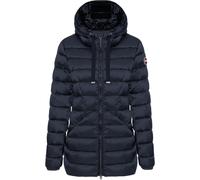 Colmar Originals - Quilted Down Coat With Attached Hood - Größe 40 - blau