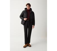 Colmar Oversize-Daunen-Winterjacke mit Kapuze aus Jacquard (sehr warm) schwarz Herren, Größe 54