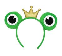 Cologne Collection Froschkönig Haarreif mit Krone | Lustiger Frosch Kopfschmuck für Damen, Herren & Kinder | Kostüm Accessoire für Karneval, Fasching, JGA & Mottoparty | Grün