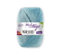 Sockenwolle Year Socks Color von Woolly Hugs, AUG, aus Schurwolle
