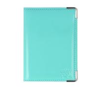 Color Pop Sehr flache Brieftasche (RFID), hergestellt in Frankreich, Schutz der Bankdaten (wassergrün)