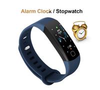 Color Screen R8C Smart Herzfrequenz-Fitness-Armband, Blau, 80mAh