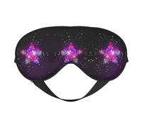 Color Stars Schlafmaske, Augenmaske zum Schlafen, voll verstellbarer Riemen, Augenabdeckungen für Damen/Herren