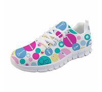 Coloranimal Leichte Frauen Laufschuhe Kawaii Krankenschwester Schuhe Walking Flats EU38