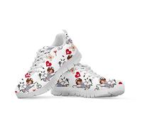 Coloranimal Nurse Frauen Laufschuhe Casual Schnürschuhe Laufsport Sport Tennis Althletic Kawaii Doctor Pattern Atem Sneakers Jogging Flats EU39