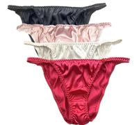 Colorful Star 4er-Pack Damen Sexy Pure Silk Panties