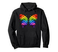 Colorful Trees Butterfly Nature Pullover Hoodie