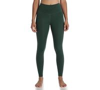 Colorfulkoala Essential Leggings Damen Innennaht 28 Zoll in voller Länge mit Kleiner Bundtasche aus Polyester & Elasthan, Wald Grün, XL