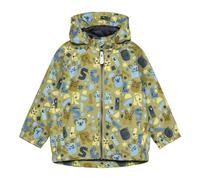 Colorkids Regenjacke mit abnehmbarer Kapuze Tiere Buchstaben 80 oliv/bunt