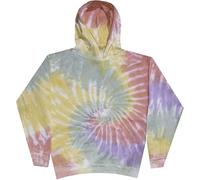 Colortone Unisex Batik Pullover 'Rainbow' | Hoodie Batik S - 3XL mit verschiedenen Mustern | Flower Power Kleidung Damen Herren aus Baumwolle | Handgefärbtes Batik Design | Zen Rainbow, XXL
