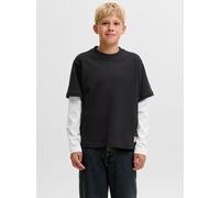 Colour Blocking Sweatshirt Boys 128 Schwarz
