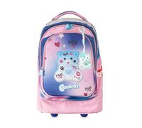 Colourbook - Schulrucksack Trolley Coccolotti, gepolsterter Rücken, inklusive Love&Tell, Maße 48 x 33 x 21, 33 Liter, offizielles Lizenzprodukt, Love Hellblau, L