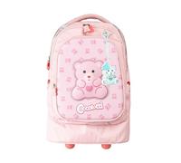 Colourbook - Schulrucksack Trolley Coccolotti, gepolsterter Rücken, inklusive Love&Tell, Maße 48 x 33 x 21, 33 Liter, offizielles Lizenzprodukt, Classic Rosa, L