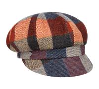Coloured Herringbone Checks Ballonmütze by Lierys blau-rot One Size