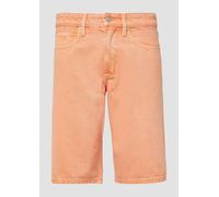 Coloured Jeans-Bermuda / Regular Fit / Mid Rise 30 Orange 2166929.2018.30