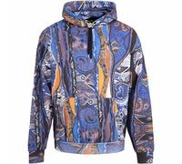 Colucci Carlo Essential Signature Hoody Kapuzenpullover (DE/NL/SE/PL, Alphanumerisch, M, Regular, Regular, Blue/orange)