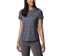 Columbia Alpine Chill Zero Kurzarm-T-Shirt für Damen, Nocturnal Heather, Größe S