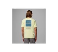 Columbia Barton Springs Short Sleeve Graphic Tee citron haze, everblue (775) M