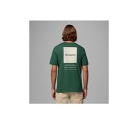Columbia Barton Springs Short Sleeve Graphic Tee rain forest, dark stone (375) XL