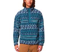 Columbia - Bedrucktes Fleece mit Halbdruck - Helvetia II Printed Half Snap Fleece Everblue Knitknot für Herren - Größe XXL - Blau Blau XXL