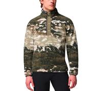 Columbia - Bedrucktes Fleece mit Halbdruck - Helvetia II Printed Half Snap Fleece Safari Sisters für Herren - Größe S - Khaki Khaki S