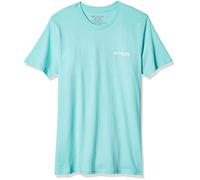 Columbia, Bekleidung, Grafik, T-Shirt für Herren, Blau (Gulf Stream/Sam), Größe XL