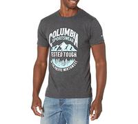 Columbia, Bekleidung, Grafik, T-Shirt für Herren, Charcoal Heather/Tough, Größe S