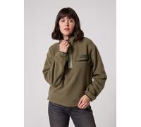 Columbia - Bekleidung Helvetia II Cropped Half Snap Fleece - Grün - Größe XS