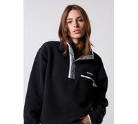 Columbia Helvetia II Cropped Half Snap Damen Fleecejacke schwarz grau - M