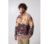 Columbia - Bekleidung Helvetia II Printed Half Snap Fleece - Braun - Größe M