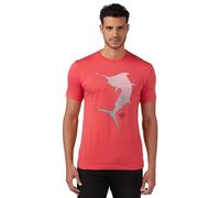 Columbia Bekleidung PFG-Grafik-T-Shirt für Herren, Rot (Sunset red/Cuesta), Größe S