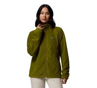 Columbia Benton Springs Fleecejacke für Damen, durchgehender Reißverschluss, Mossy Green, Petite, Größe M