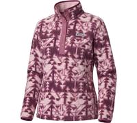 Columbia Benton Springs Printed 1/2 Snap Damen Pullover rosa Größe XS Trekking Widerstandsfähig