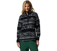 Columbia Benton Springs Printed Half Zip Damen Fleecejacke schwarz weiß - S