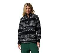 Columbia Benton Springs Printed 1/2 Snap Pullover, Außenschicht Polyfleece, kuscheliges Material, hoher Halsausschnitt, Druckknopfverschluss, Komfortbesatz - Damen