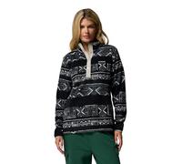 Columbia Benton Springs Printed Half Zip Damen Fleecejacke schwarz weiß - S