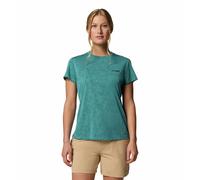 Columbia Bluebird Canyon Crew Damen T-Shirt, grün L