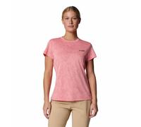 Columbia Bluebird Canyon Crew Damen T-Shirt, rot S