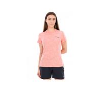 Shirt Damen Columbia Bluebird Canyon S/S Crew - alpenglow popflorid jacquard