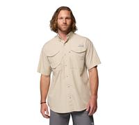 Columbia Herren Bonehead Kurzarm-Shirt, Fossil, Größe M