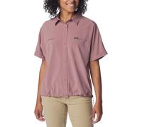 COLUMBIA W Boundless Trek Short Sleeve Button Up - Damen - Violett / Braun - Größe M- Modell 2024